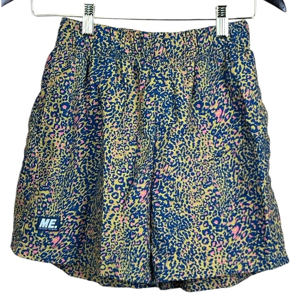 Melody Ehsani Shorts Womens XS Extra Small Leopard Relaxed‎ Lounge Casual Ladies